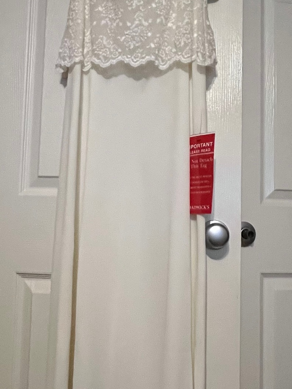 Chadwick’s of Boston Ivory Gown NWT 2001